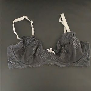 Gray Lace Bra